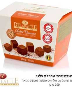 טרפלס בטעם קרמל עם מלח ים- 200 גרם